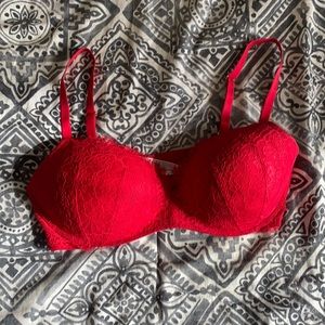 Victoria Secret, Lingerie Bra, Red